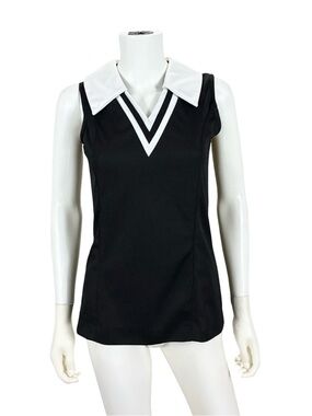 K-Mart Vintage 60s 70s Sleeveless Poly-Knit Tank Top